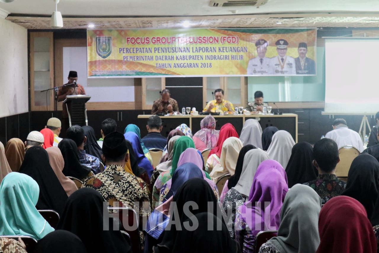 Dalam Rangka Percepatan Penyusunan Laporan Keuangan, Sekda Inhil Buka FGD